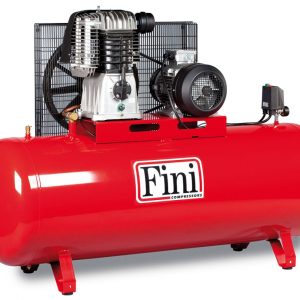 Fini bk 120/500f 10 sd ap t – compressor de pistão – correia biestágio – 14 bar