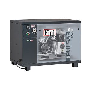 Fini pulsar evo bk120-10- sd apt – compressor de pistão – correia biestágio – 14 bar