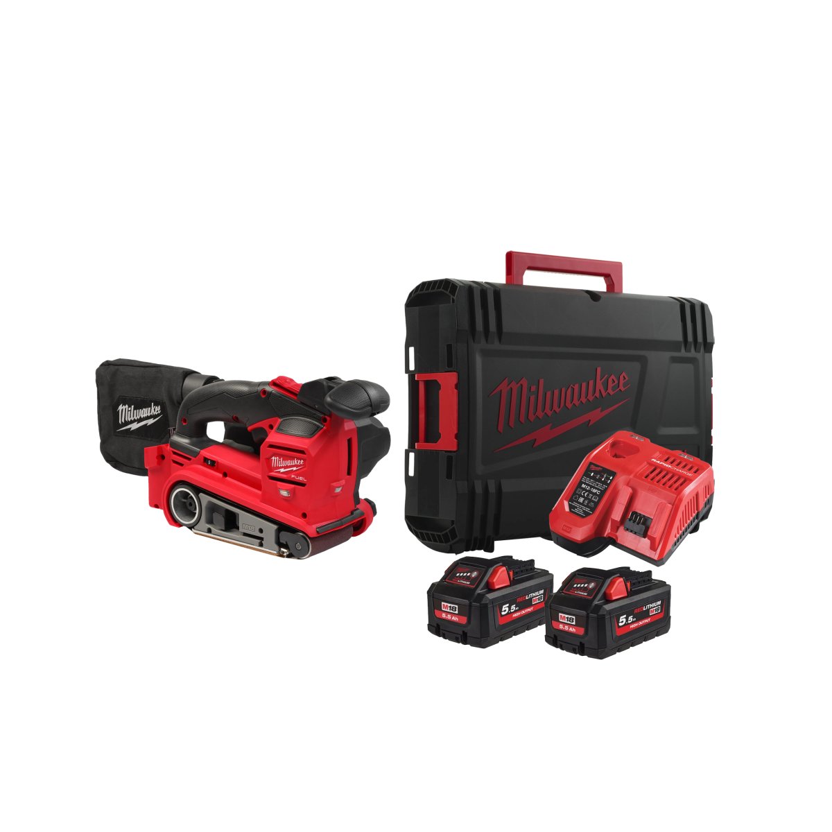 milwaukee m18 fbts75 – lixadora de rolos fuel 75mm - Image 2