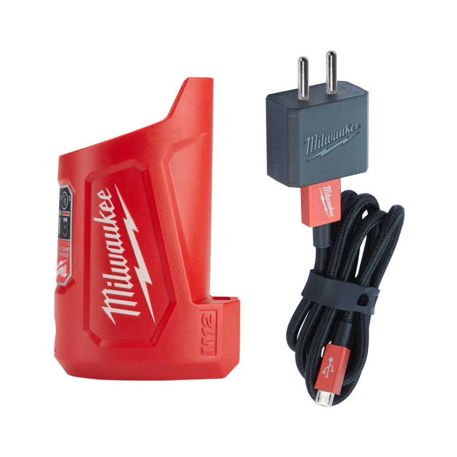 Milwaukee M12 TC2-0 – Carregador compacto M12 e fonte de alimentação – 4932492908