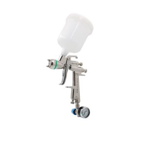 Asturo Mec 10011 HVLP – Pistola de pintura com regulador de pressão e suporte de nylon de 680cc