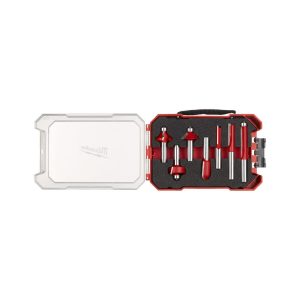 Milwaukee – conj 7 fresas p/ madeira 2 gumes – 12mm – 501054